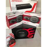 Pioneer Paket Ses Sistemi Tam Takım - Jameson 5 Kanal Anfi -2 Takım Oval Hoparlör -Wofer- Kablo Set Full