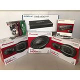 Pioneer Pro Paket Ses Sistemi Tam Takım Forx 5 Kanal Anfi- Pıoneer Oval Hoparlör 4 Adet -Pıoneer Wofer -Pıoneer Teyp- Kablo Set Hediye