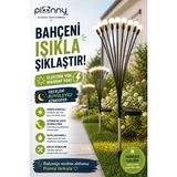 Pionny Bahçe Lambası Güneş Enerjili Solar Şarjlı 6 Toplu