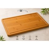 Pionny Bambu Kalın Kesme Tahtası ve Steak 40X30 cm - Ahşap - Malzeme