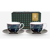 Pip Studio Berry Blues Mavi Porselen Çay Fincan Seti 280 ml