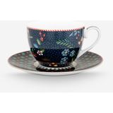 Pip Studio Berry Blues Mavi Porselen Çay Fincanı 280 ml