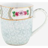 Pip Studio Blushing Birds Beyaz Porselen Kupa 145 ml - Beyaz - Pembe