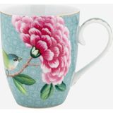 Pip Studio Blushing Birds Mavi Porselen Kupa 350 ml - 1 Adet