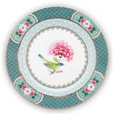 Pip Studio Blushing Birds Mavi Porselen Pasta Tabağı 17 Cm