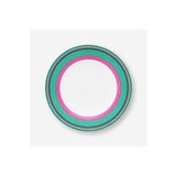 Pip Studio Chique Pembe Yeşil Porselen Çukur Tabak 23,5 cm