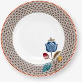 Pip Studio Fantasy Blooming Tales Haki Porselen Çukur Tabak 21,5 cm - Belirtilmemiş
