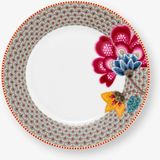 Pip Studio Fantasy Blooming Tales Haki Porselen Kahvaltı Tabağı 21 cm - Sofra Grubu
