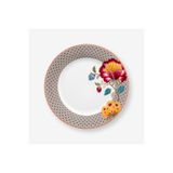 Pip Studio Fantasy Blooming Tales Haki Porselen Yemek Tabağı 26,5 cm
