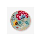 Pip Studio Fantasy Blooming Tales Mavi Porselen Pasta Tabağı 17 cm