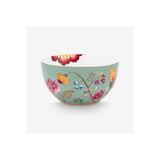 Pip Studio Fantasy Blooming Tales Mavi Porselen Salata Kasesi 15 cm