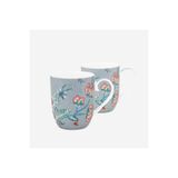 Pip Studio Flower Festival Mavi Porselen Kupa Seti 145 Ml