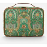 Pip Studio Jabali Yeşil Kadife Makyaj Çantası 27X10X19 cm