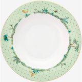 Pip Studio Jolie Yeşil Porselen Çukur Tabak 21,5 cm - varsayılan değer