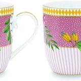 PIP STUDIO La Majorelle 2'li Kupa Seti Pembe 145 ml