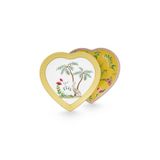 PiP Studio La Majorelle 2'li set kalp şeklinde tabak | sarı - D 21,5