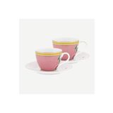 Pip Studio La Majorelle Pembe Porselen Kahve Fincan Seti 120 Ml