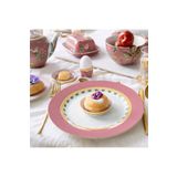 Pip Studio La Majorelle Pembe Porselen Yemek Tabağı 26,5 Cm