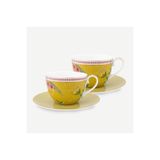 Pip Studio La Majorelle Sarı Porselen Çay Fincan Seti 280 ml