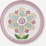 Pip Studio Lily & Lotus Beyaz Porselen Çay Tabağı 9 cm