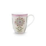 Pip Studio Lily & Lotus Mor Porselen Kupa 350 ml