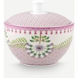 Pip Studio Lily & Lotus Mor Porselen Şekerlik 300 ml