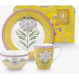 Pip Studio Lily & Lotus Sarı Porselen Tabak Seti 21 Cm - Belirtilmemiş