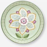 Pip Studio Lily & Lotus Yeşil Porselen Çay Tabağı 9 cm