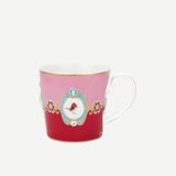 PIP STUDIO Love Birds Collection Kırmızı Pembe 250 ml Porselen Kupa