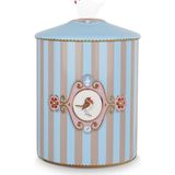 Pip Studio Love Birds Mavi Haki Porselen Saklama Kabı 1300 Ml Estetik ve Şık Tasarım