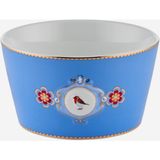 Pip Studio Love Birds Mavi Porselen Kase 15 cm - Açık Mavi - Açık Mavi uş Kabartmalı Salata Kasesi