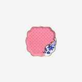 Pip Studio Pembe Porselen Çay Tabağı 10 Cm
