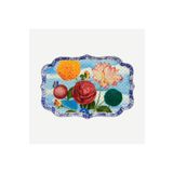 PIP STUDIO Royal Collection 26 cm Mavi Porselen Tepsi
