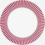 Pip Studio Royal Stripes Pembe Porselen Yemek Tabağı 26,5 cm