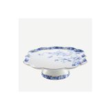 PIP STUDIO Royal White Collection 24 cm Mavi Beyaz Porselen Kek Standı