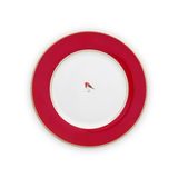 Pip Studio Yemek Tabağı LOVEBİRDSKIRMIZIYEMEKTABAĞI26,5CM