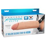 Pipedream Fantasy X-Tensions Elite 8 İnch Hollow Silicone Strap-On