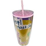 Pipetli Bardak Matara 750 ml - Suluk, Matara - Belirtilmemiş - Karışık-Çok Renkli