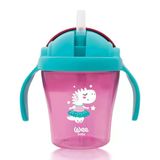 Pipetli Bardak Pembe (2 Adet)