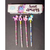 Pippa Unicorn Başlıklı Kurşun Kalem ve Kalem Kutusu Set