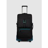 Piquadro BV6376C2O Siyah Çekçekli Kumaş Unisex Valiz