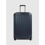 Piquadro BV6394PQL Lacivert Büyük Boy Çekçekli Sert Unisex Valiz