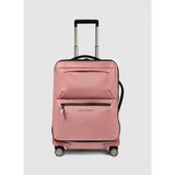 Piquadro Pembe Kabin Boy Çekçekli Kumaş Valiz BV6377C2OW