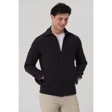 Pique Erkek Mevsimlik Ceket Fermuar Kapalı Likralı Erkek Overshirt Mont Wesley - XL - Lacivert