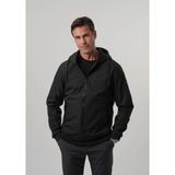 Pique Sılva Erkek Mont Kapüşonlu Softshell Ribanalı Mont - 2XL - Siyah