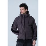 Pique Vıtor Erkek Mont Erkek Oversize Peluş Mont - Antrasit