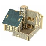 Piramigo 3D Ahşap Maket House Ev