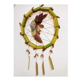 Piramigo Bambu Rüzgar Çanı Dreamcatcher Ay Teması