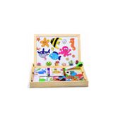Piramigo Okul Öncesi Mıknatıslı Yazı Çizim Tahtası Deniz Altı - Sea Life Magnetic Puzzle