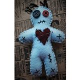 Piramigo Voodoo Doll Bebek Renkli Karışım Ilkel Bebek Zombi Bebek Vudu Düğünü Vudu Dekoru Gökkuşağı Vuduları